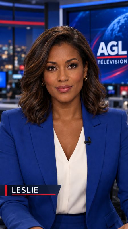 Leslie, présentatrice virtuelle AGL